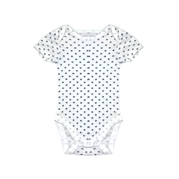 Balts bodijs stars "Primark" 74cm
