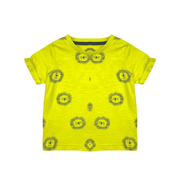 "Mothercare" neon green T-krekls lions 68cm