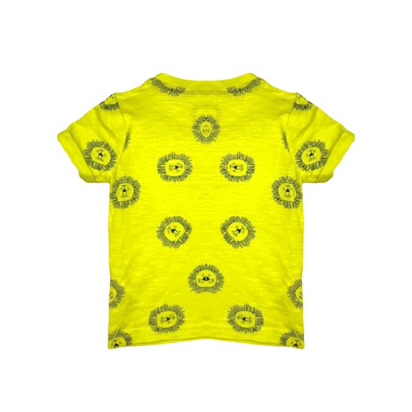 "Mothercare" neon green T-krekls lions 68cm