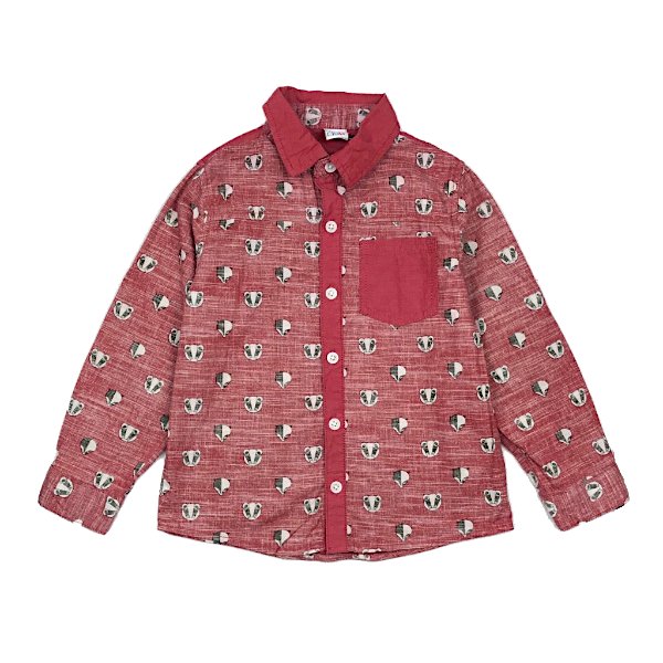 "Mini Club" red badger krekls