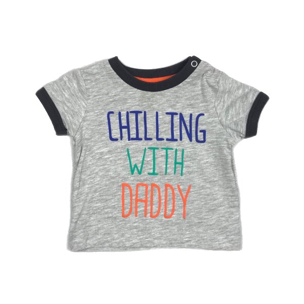 Chilling with daddy T-krekls "Nutmeg"