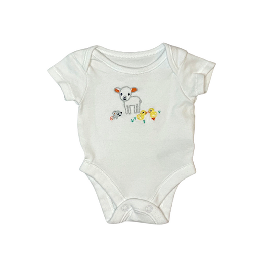 "Nutmeg" bodijs sheep&chick 46cm