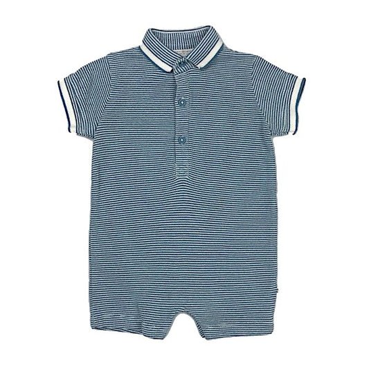 "Next" zaļi strīpains romperis