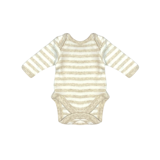 "Mothercare" gaiši strīpains bodijs 44cm