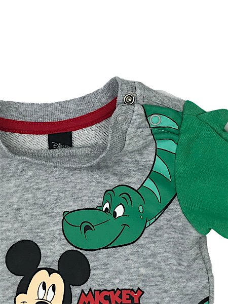 "Disney" pelēks džemperis ar aplikāciju
