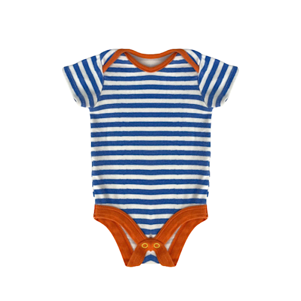"T.U." bodijs blue&orange 62cm