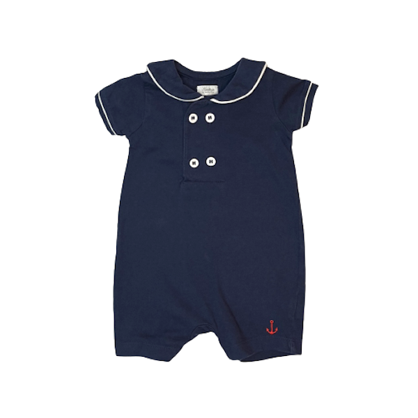 "Mothercare" tumši zils romperis high neck 68cm