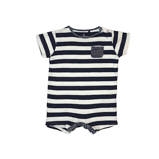 "Next" strīpains romperis pocket 68cm