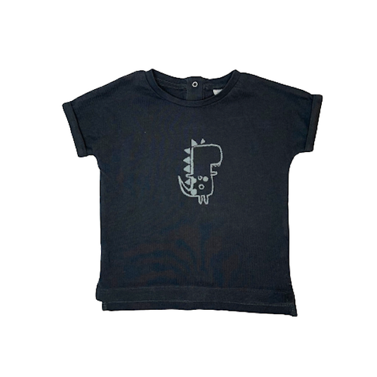 "Next" tumšs T-krekls dinosaur 68cm