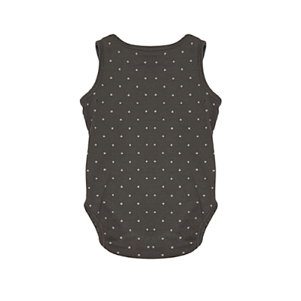 "H&M" bodijs white stars 68cm