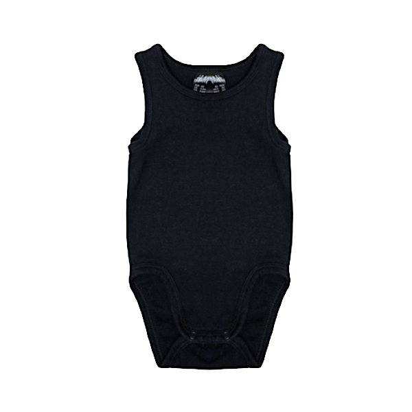 "H&M" melns kokvilnas bodijs 68cm