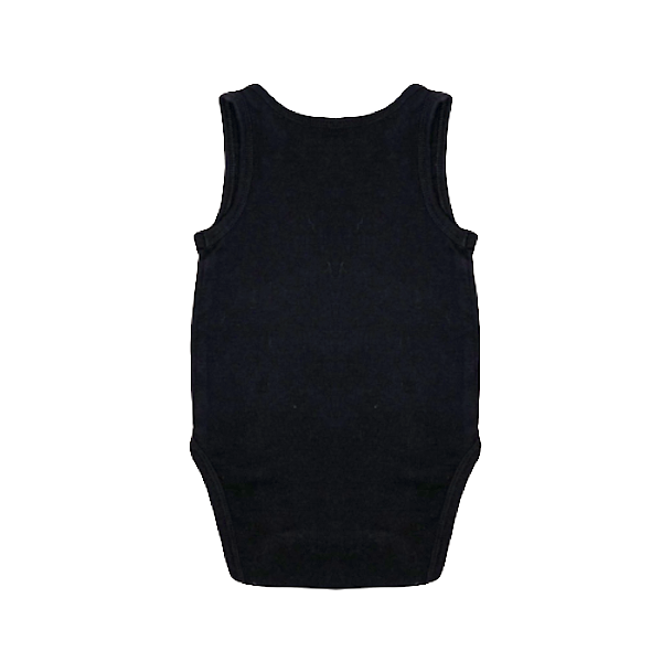 "H&M" melns kokvilnas bodijs 68cm