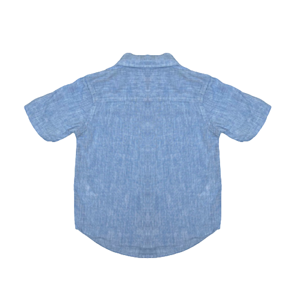 "River Island" zils krekls ar īsām piedurknēm 68cm