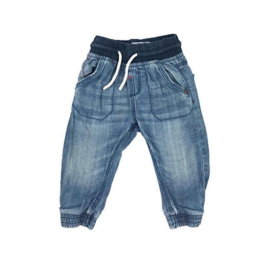 "Next" zilas džinsu bikses ar kabatiņām