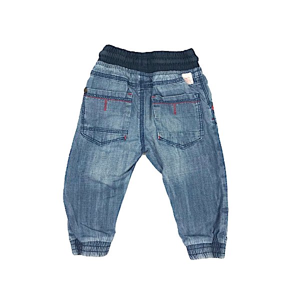 "Next" zilas džinsu bikses ar kabatiņām