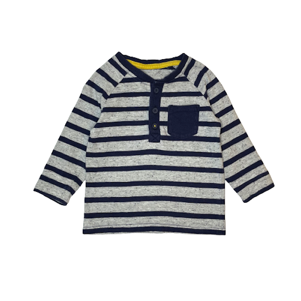 "George" krekls gry&navy pocket 74cm