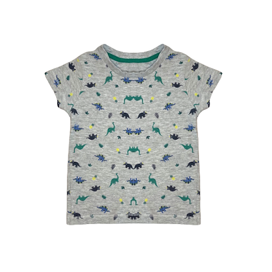 "Matalan" pelēks T-krekls dinos 86cm