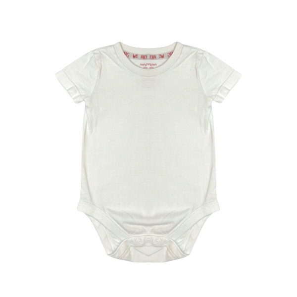 "F&F" balts bodijs plain side 68cm
