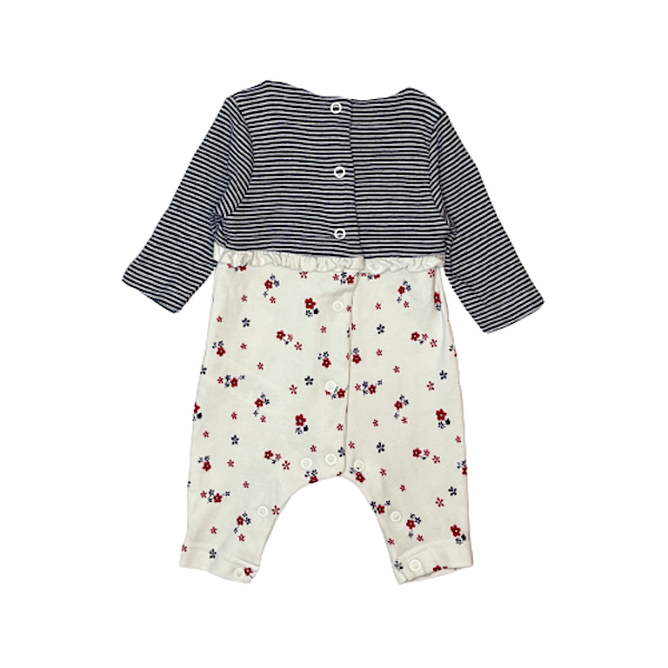 "Jasper Conran" romperis flowers&jacket 56cm