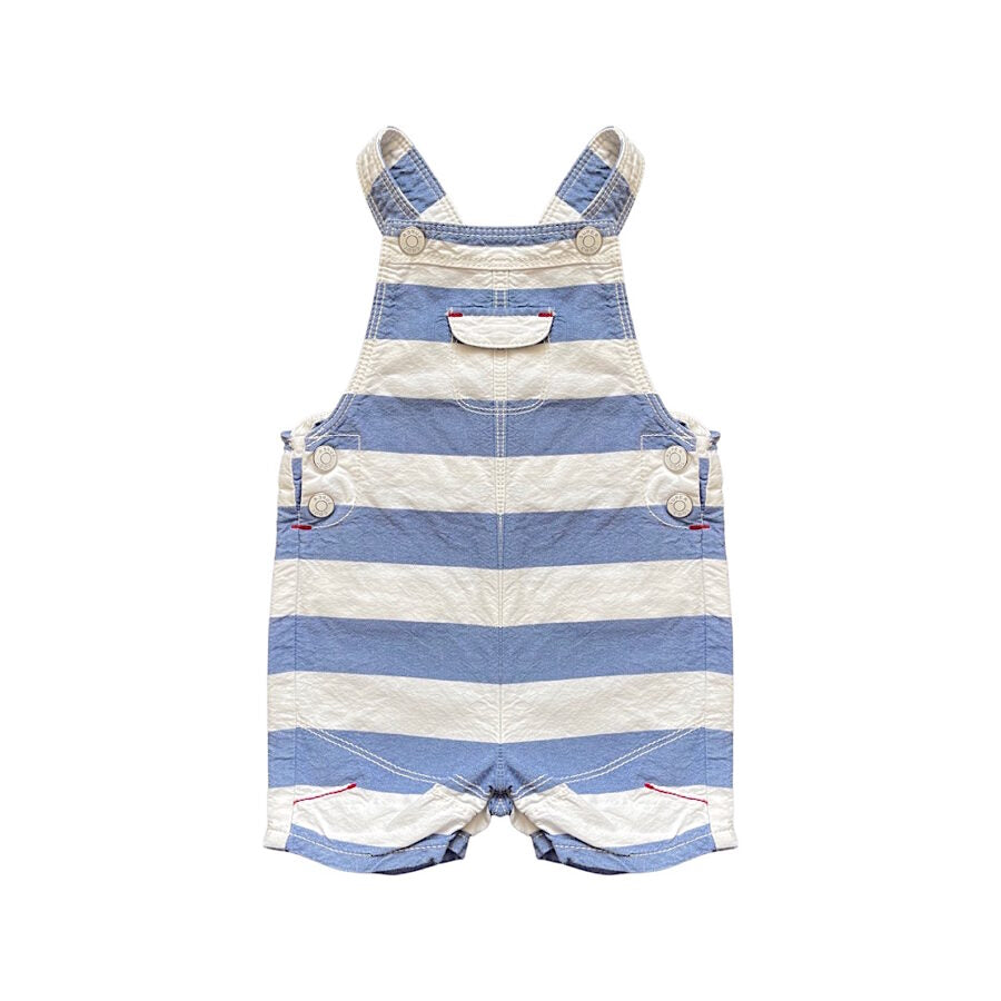 "Nutmeg" džinsu romperis white blue 74