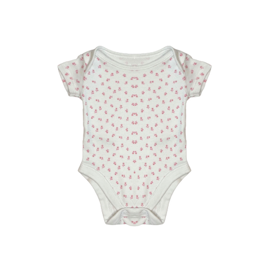 "Nutmeg" bodijs pink flowers 56cm