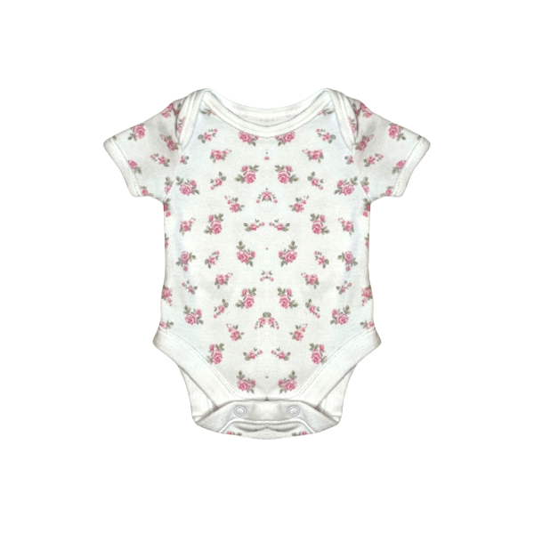 Bodijs pink&grey roses "George" 56cm