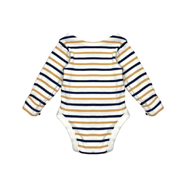 Kokvilns bodijs yellow/blue