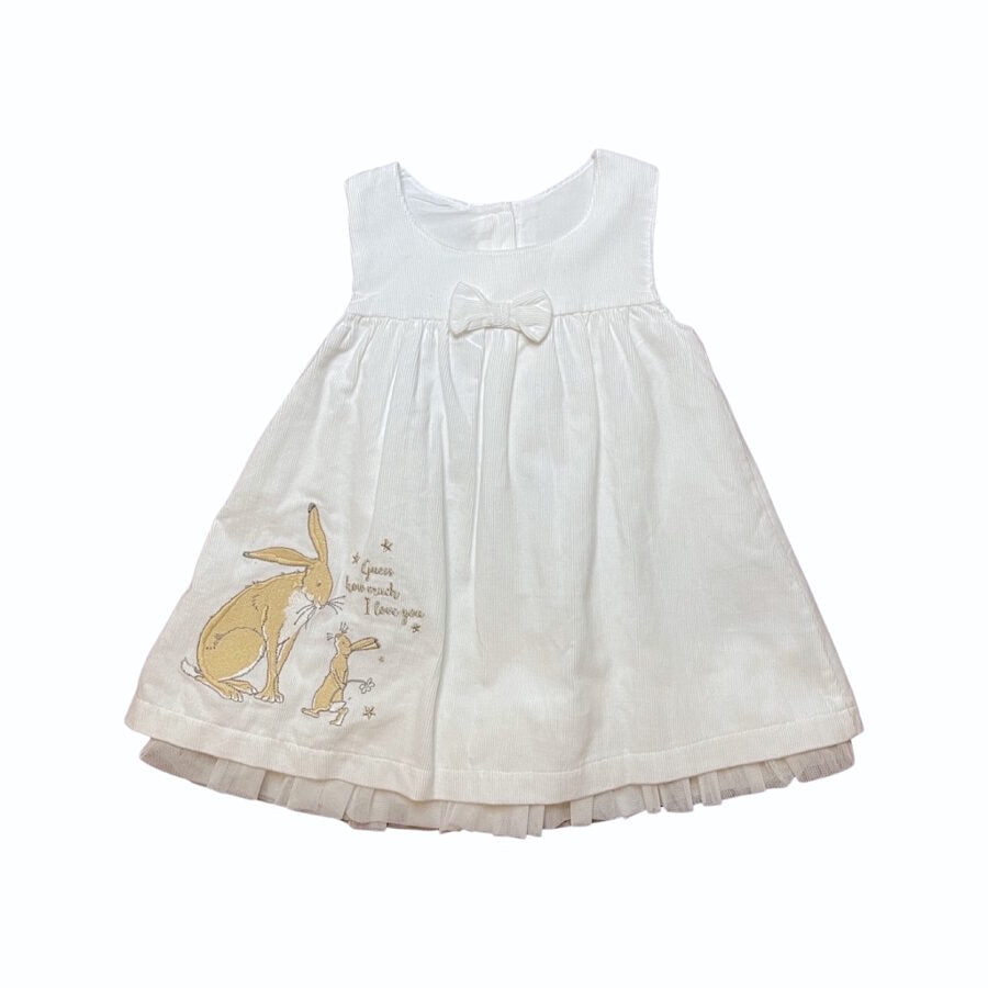 "Matalan" balta kleitiņa Bunny 74cm