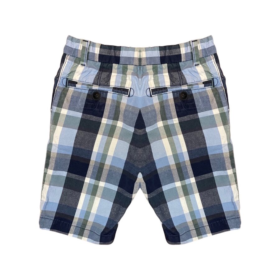 "H&M" rūtaini džinsu šorti dark blue 116