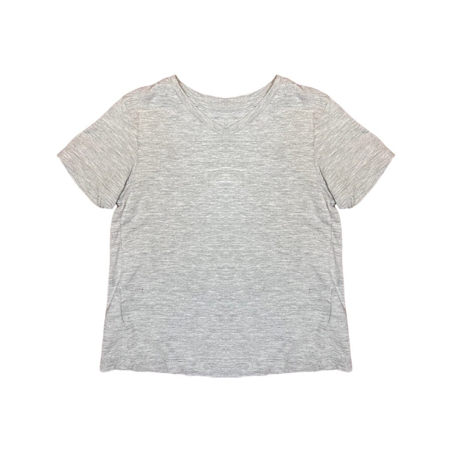 "H&M" pelēks kokvilnas krekls plain 104