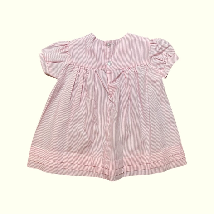 Svītraina kleitiņa pink bow lac 74cm