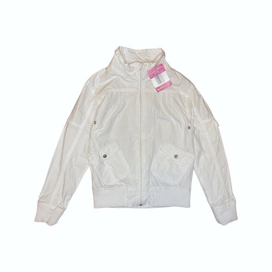 "PocoPiano" balta kokvilnas vējjaka 128