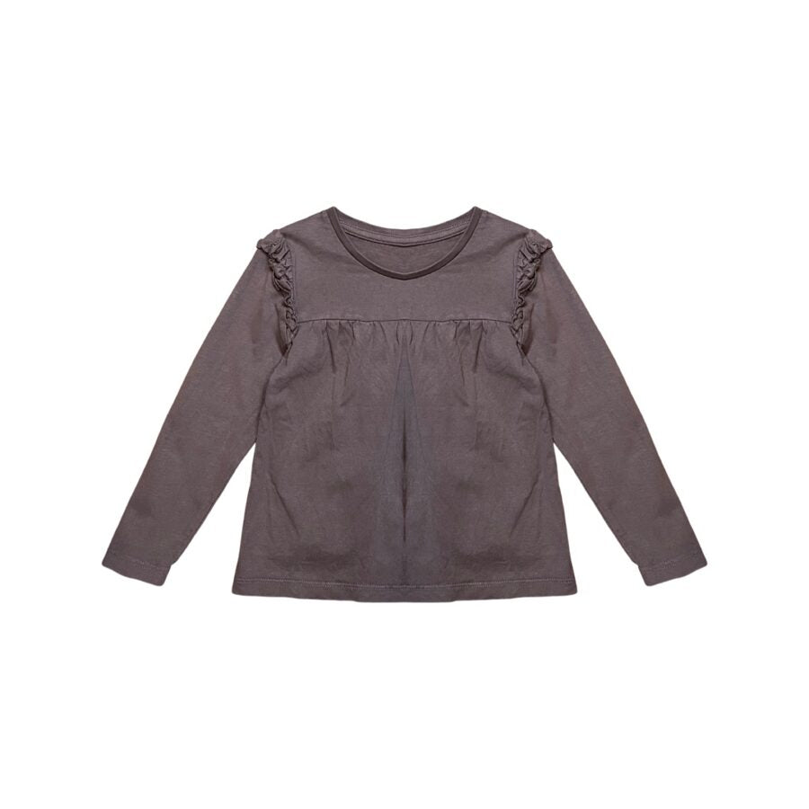 "George" brūns tops Frills plain 104