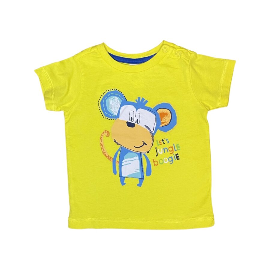 "BabyClub" dzeltens T-krekls jungle boogie 74