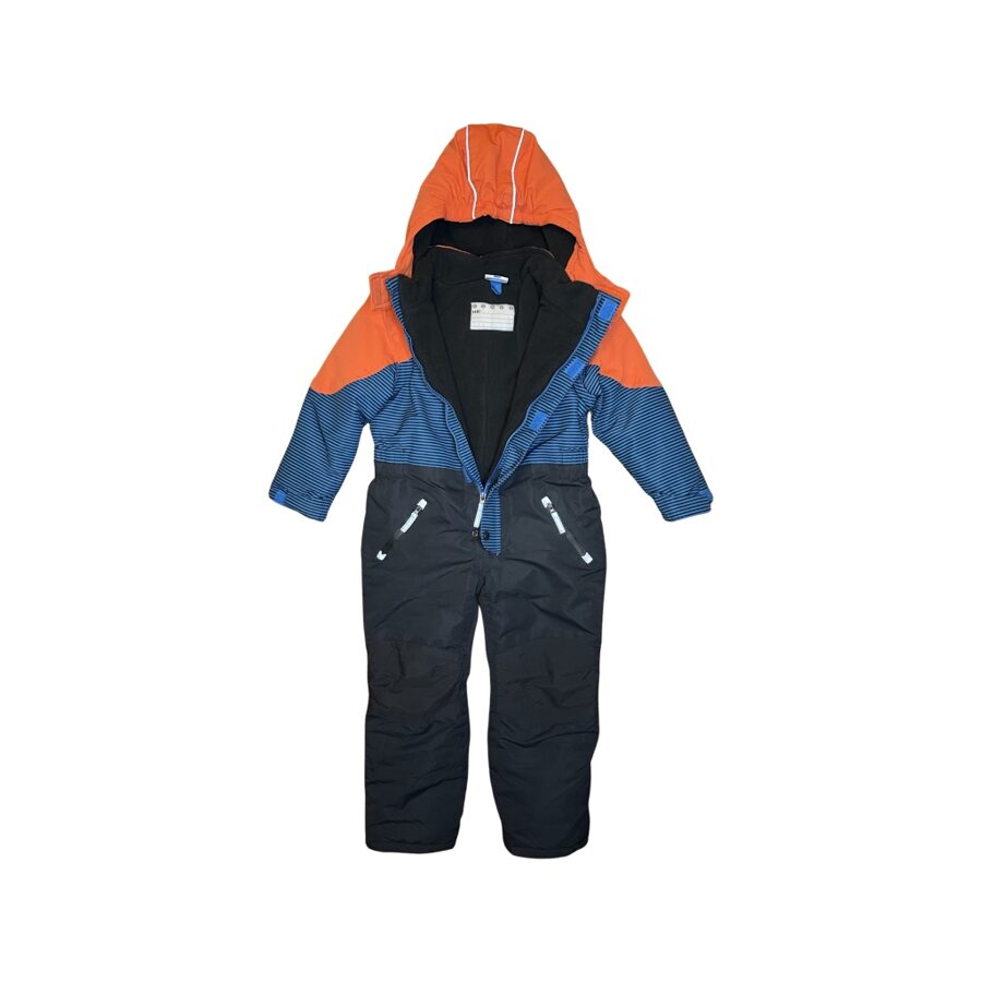 "Topolino" biezs, silts kombinezons orange&blue 116