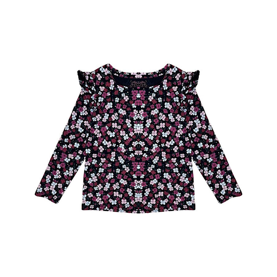 "C&A" puķains kokvilnas tops 122
