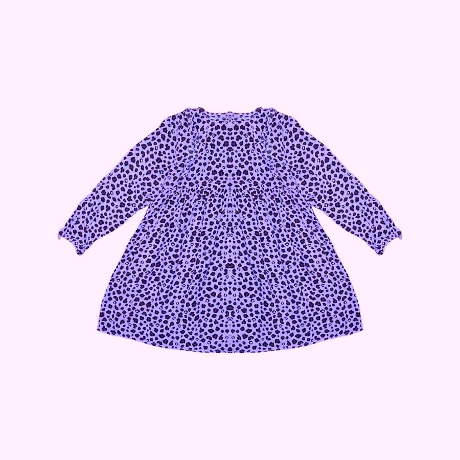 "Kiki&Koko" rozā leoparada kleitiņa 110