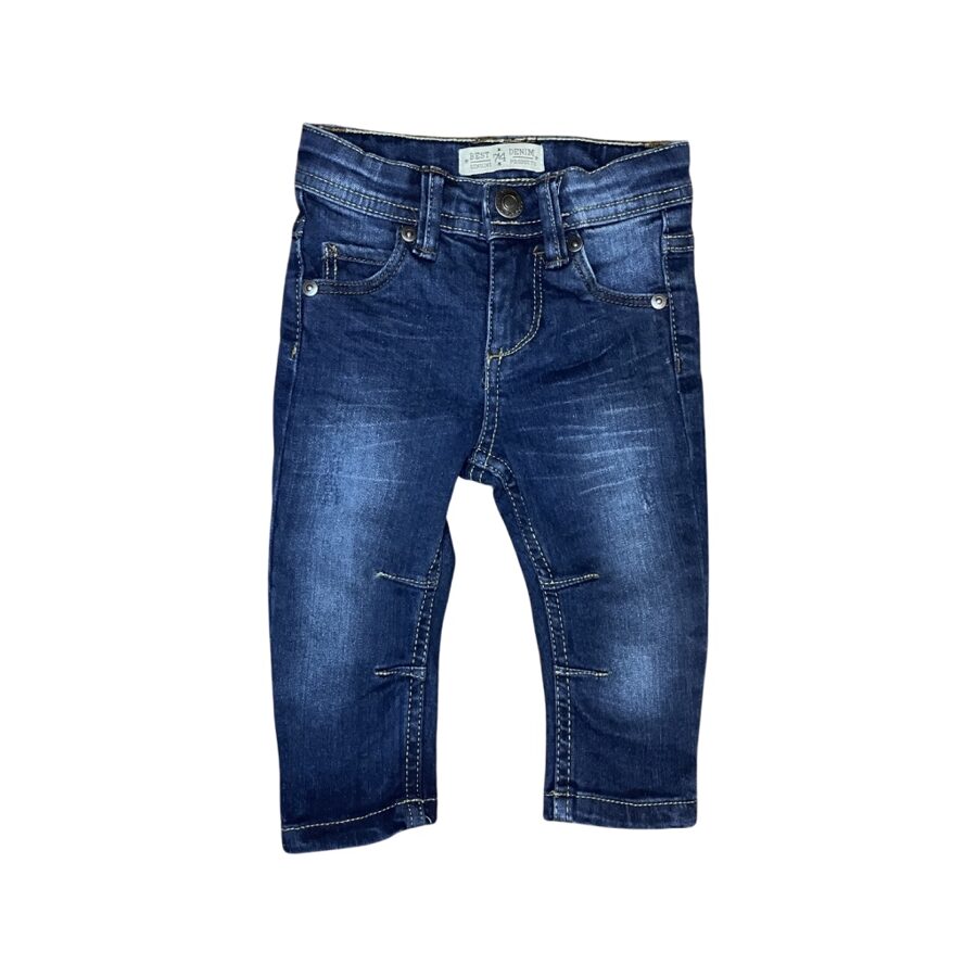 "Poco Piano" zilas džinsu bikses 74