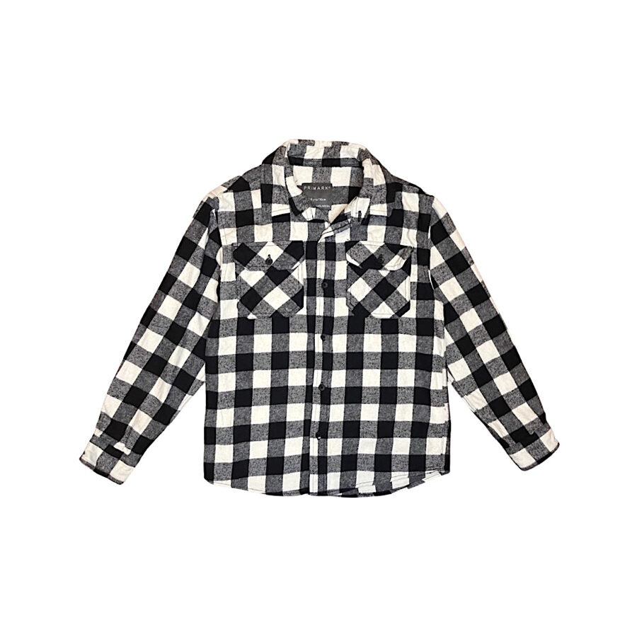 Melnbalts kokvilnas krekls checked flannel 116