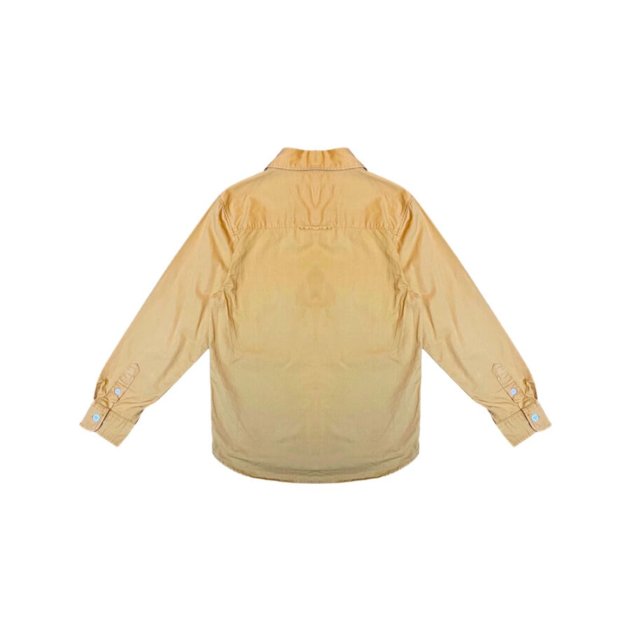 "H&M" dzeltens kokvilnas krekls buttons 128