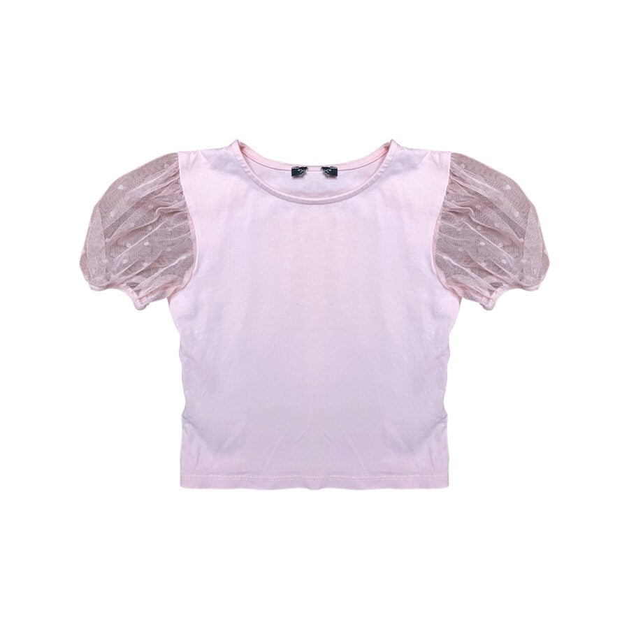 Rozā tops fluff sleeves 110