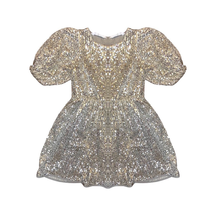 "H&M" spīdīga svētku kleita glitters 116