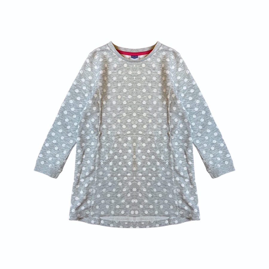 "Lupilu" pelēka džemperkleita dots 104
