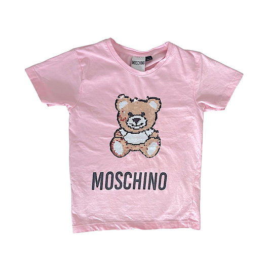 "Moschino" rozā T-krekkls meitenei 116