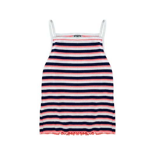 "YFK" meiteņu tops pink&blue stripes