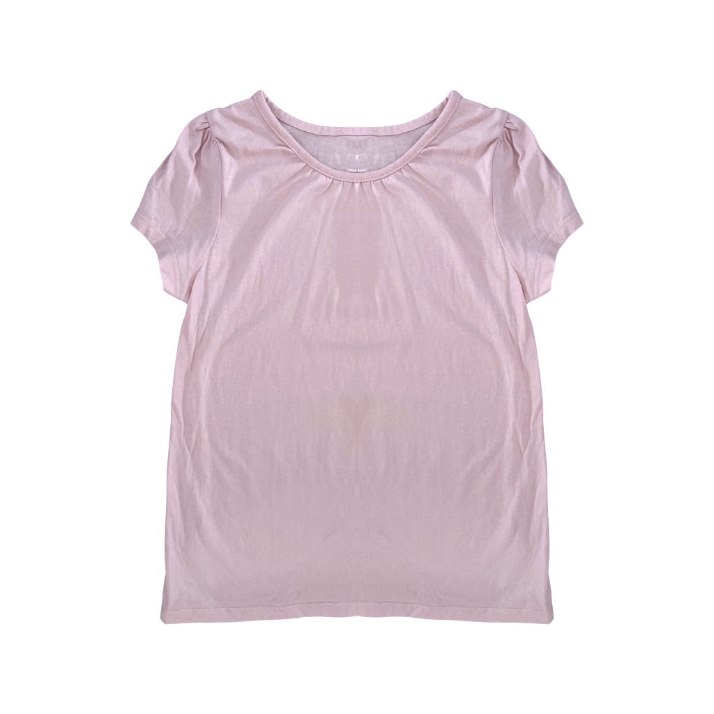 "H&M" rozā meiteņu tops 128 plain