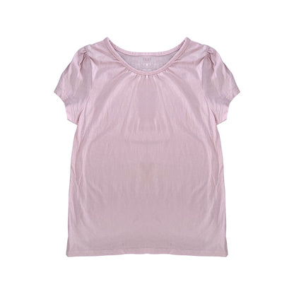 "H&M" rozā meiteņu tops 128 plain