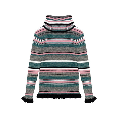 Krāsains džemperis ar apkakli 128 "Primark" stripes