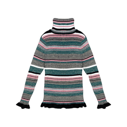 Krāsains džemperis ar apkakli 128 "Primark" stripes