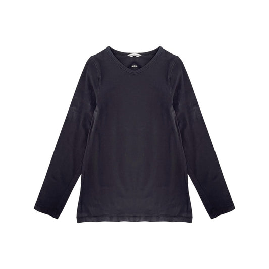 Melns kokvilnas tops 128 "H&M"